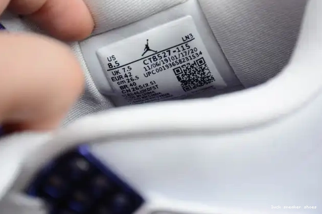 Reps LUCY Air 4 CT8527-115 Purple Jordan Court 0515